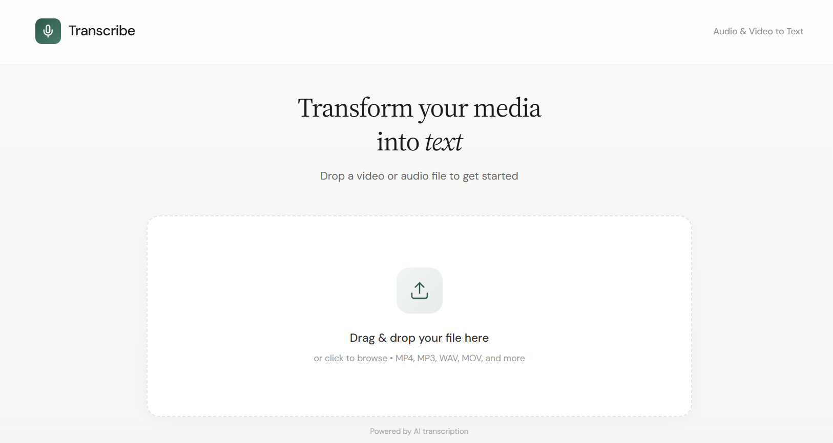 Audio Transcriber