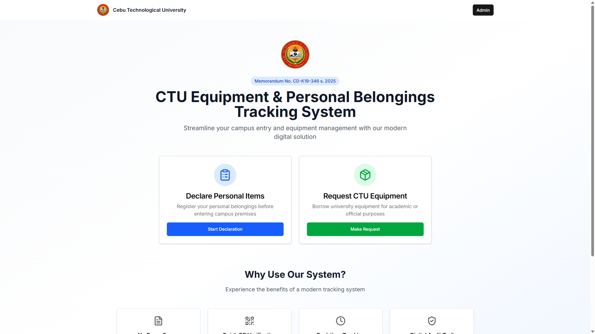 CTU Tracking System