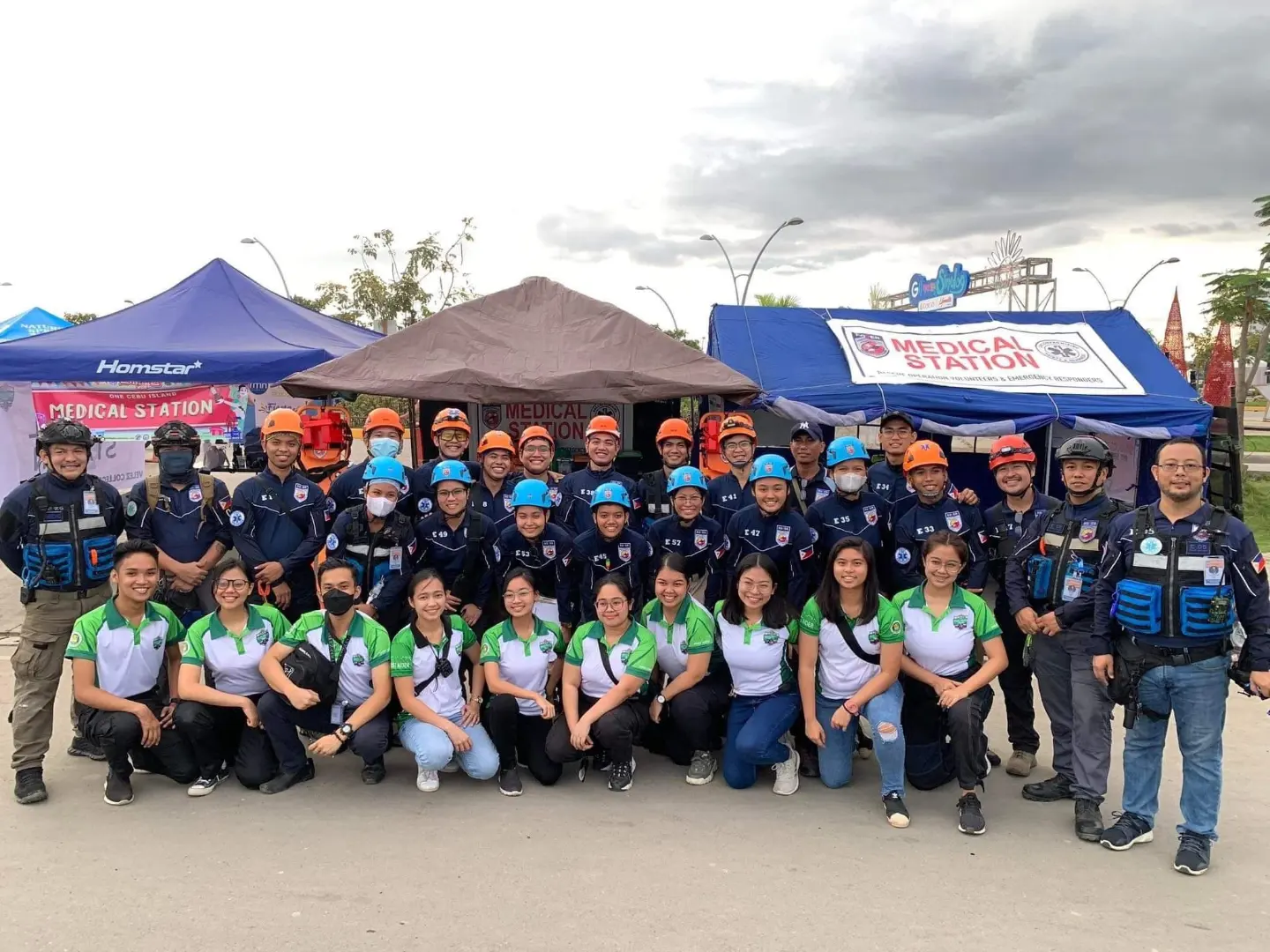 Dave and the SSC team at a community medical outreach